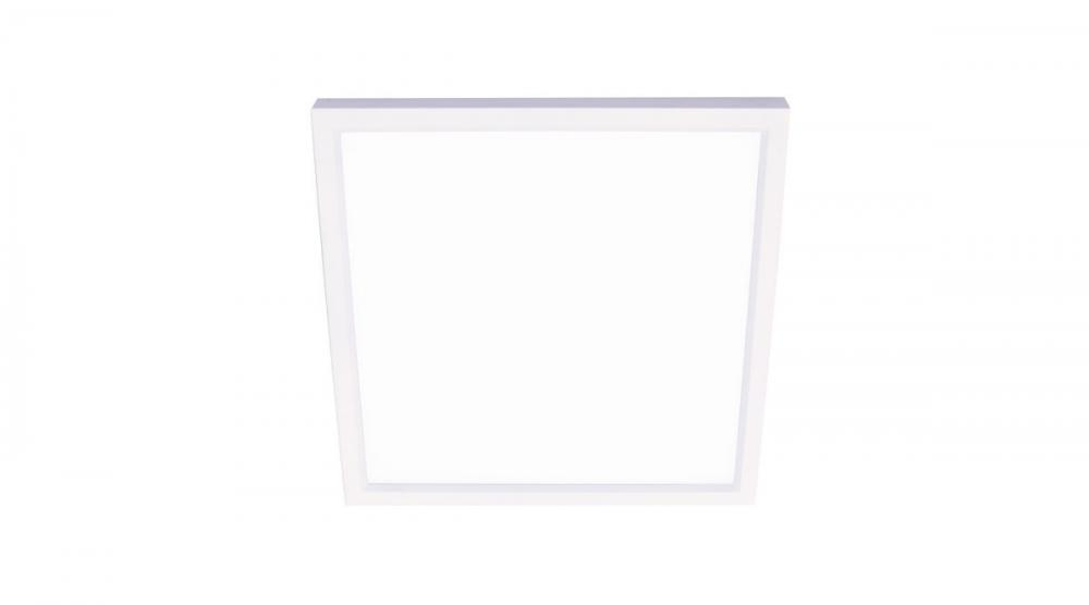 Edge - 6'' Square Ceiling Light Fixture - White Finish