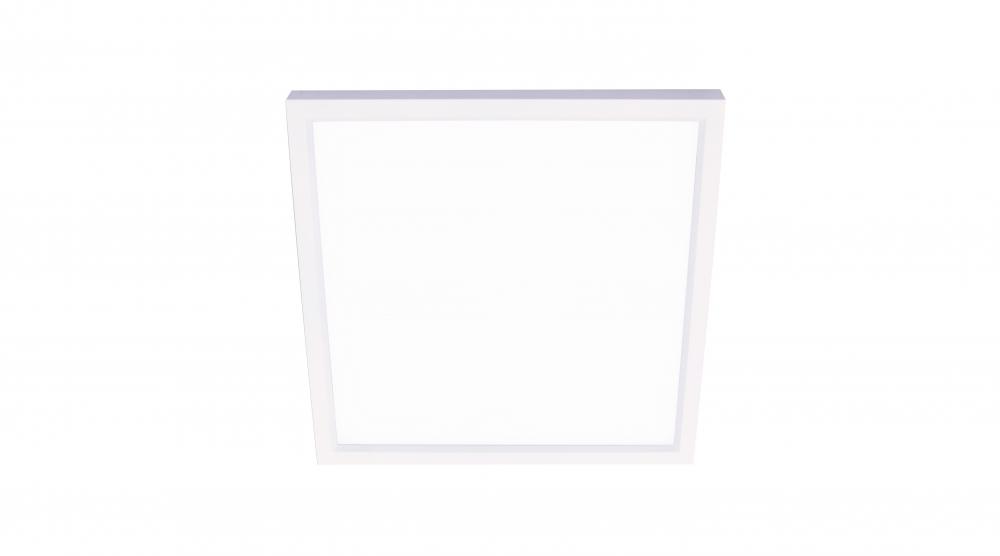 Edge - 9'' Square Ceiling Light Fixture - Satin Nickel Finish