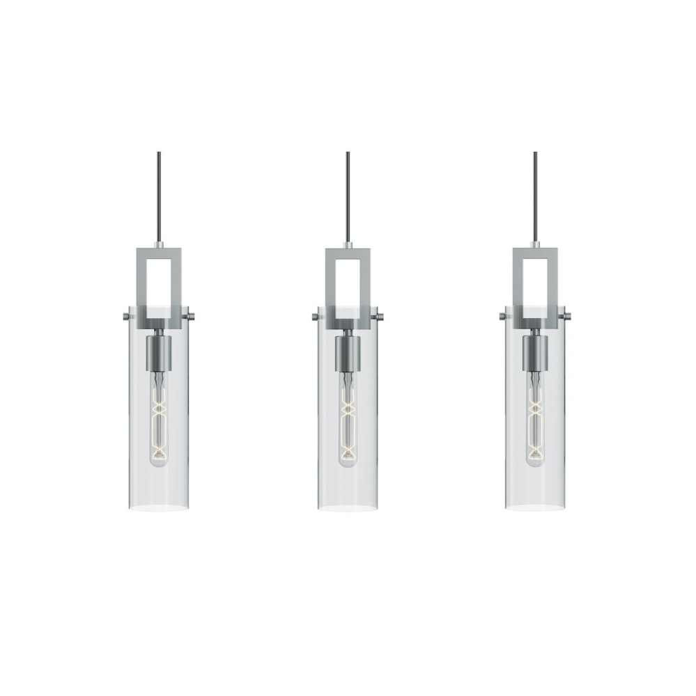 Houston 3 Light Linear Pendant,60W,SN