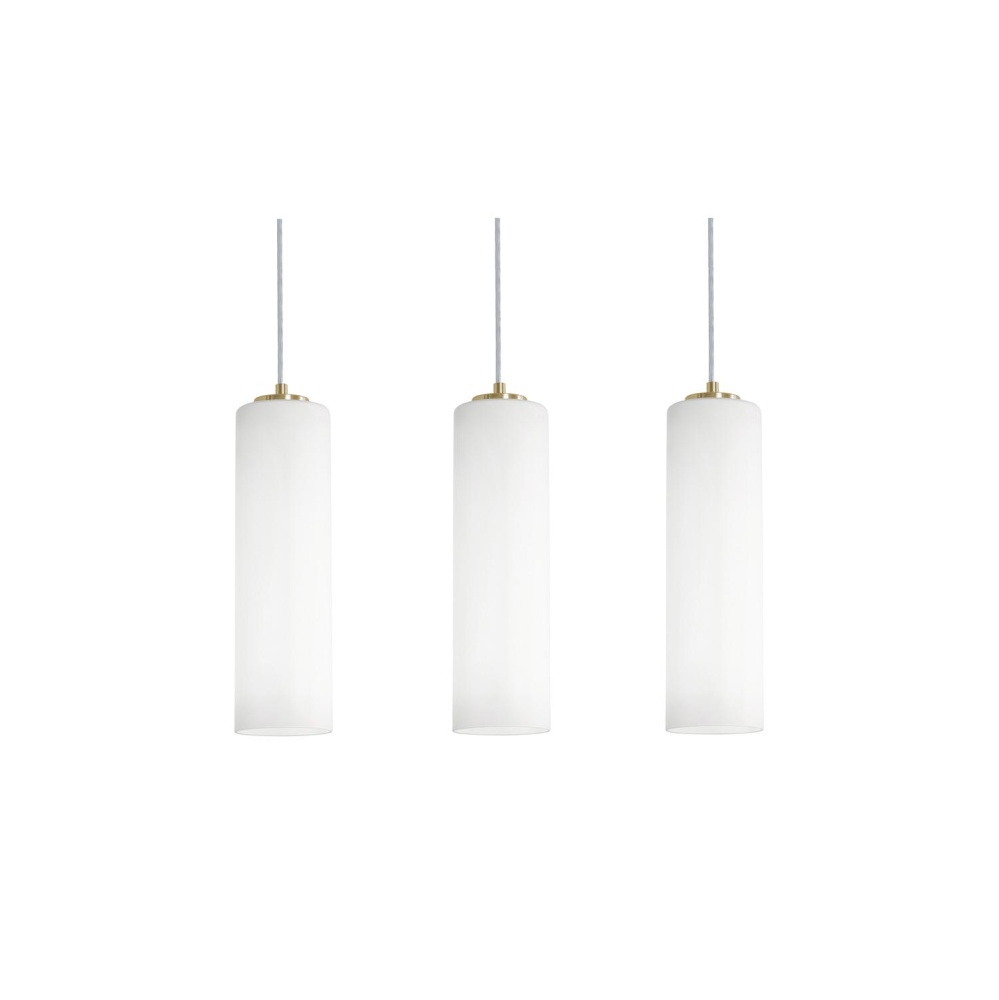 Leo 3 Light Linear Pendant,120V,60W,LB
