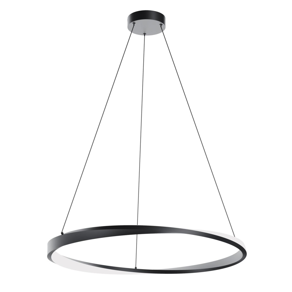 Oberon 32'' LED Pendant 120-277V 30W 5CCT BK