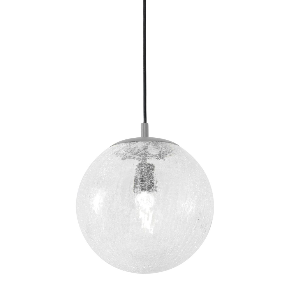 Palla 09'' Medium Base Pendant,120V,SN
