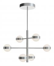 AFX Lighting, Inc. VRNP3X6LAJUDSN - Verona 6 Light LED Pendant,120-277V,60W,5 CCT,SN
