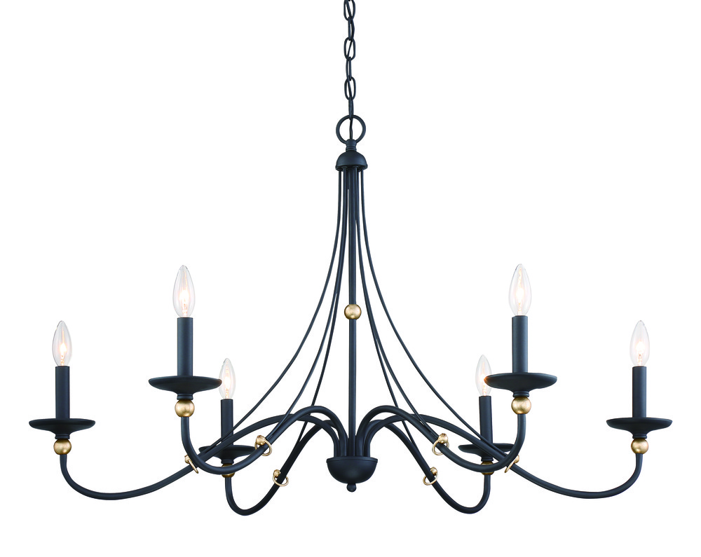 Westchester County - 6 Light - 40" Chandelier