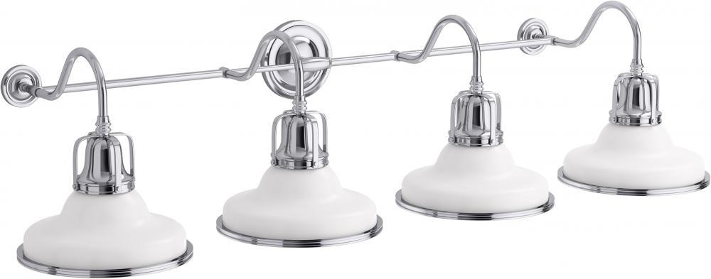 HAUKSBEE™ 4 LIGHT DOUBLE BELL SCONCE