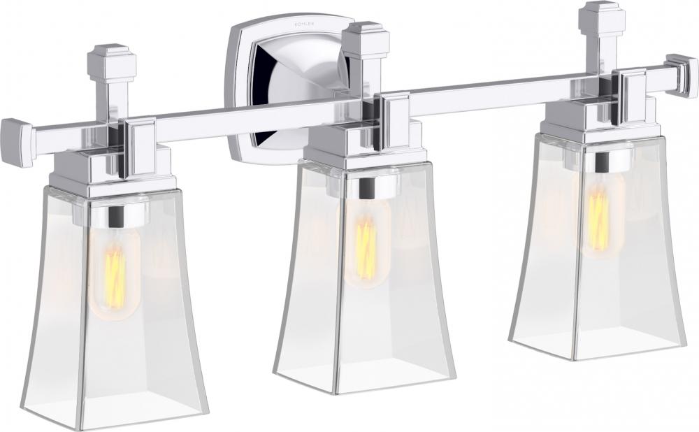 Riff 25 in. Three-Light Sconce