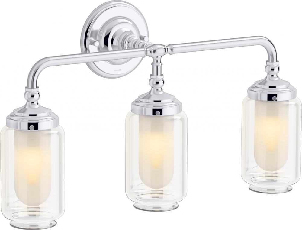 Artifacts 23 in. Three-Light Sconce