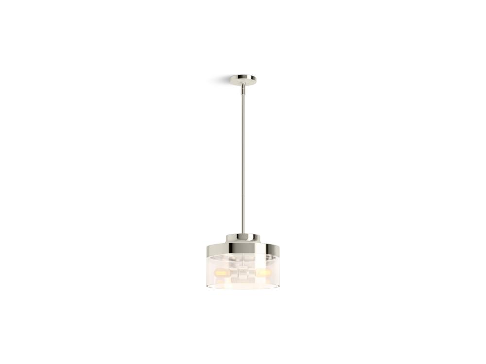 Purist 12-1/2 In. Two-Light Pendant