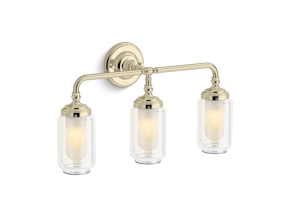 Artifacts 23 In. Three-Light Sconce