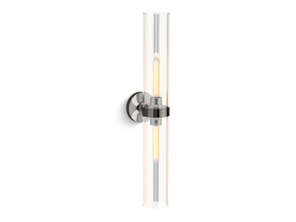 Purist 29-1/2 In. Two-Light Sconce