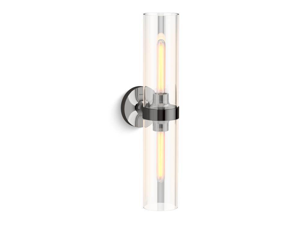 Purist 22 In. Two-Light Sconce