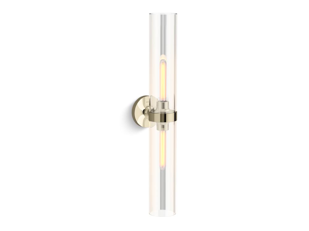 Purist 29-1/2 In. Two-Light Sconce