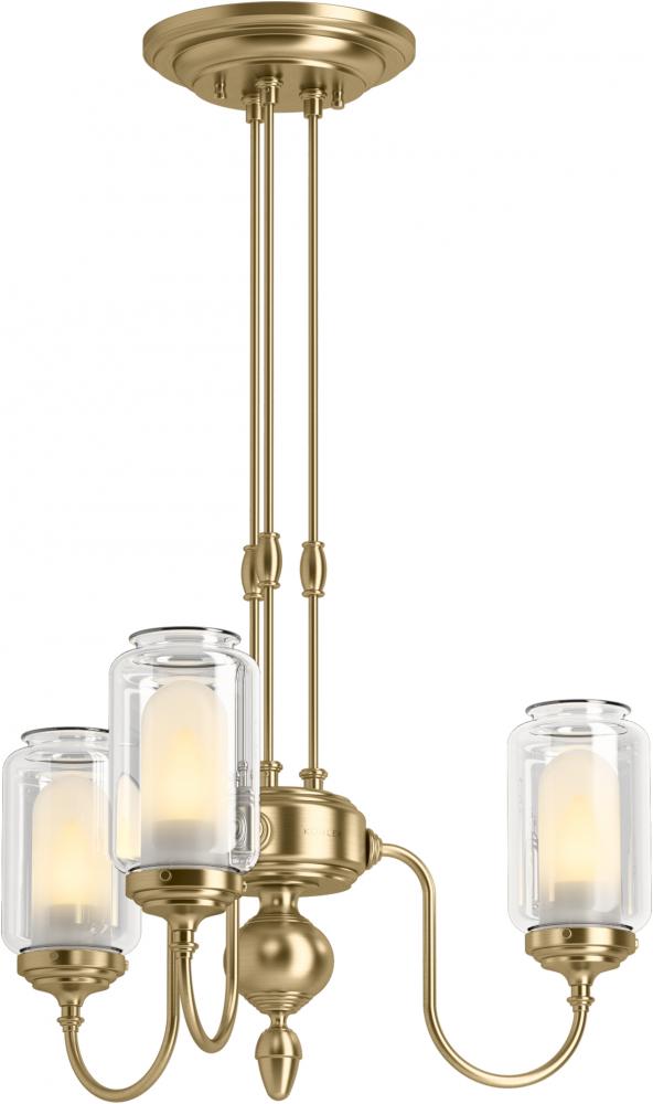 ARTIFACTS® 3 LIGHT CHANDELIER - 3 CORDS