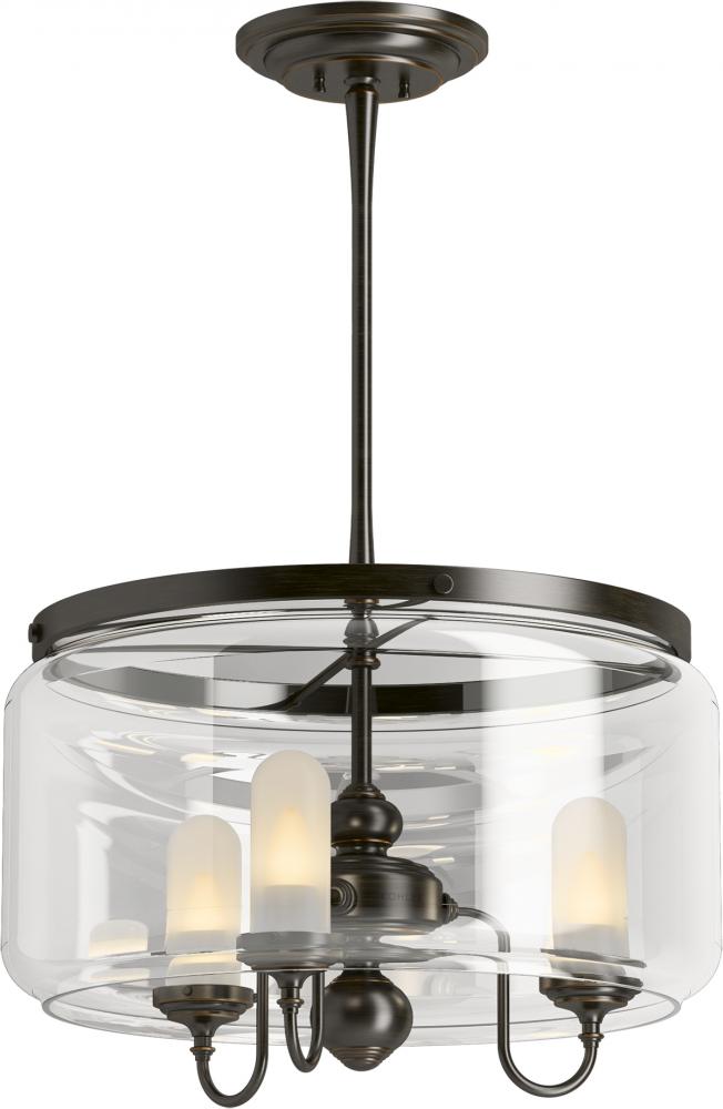 ARTIFACTS® 3 LIGHT CHANDELIER - DRUM