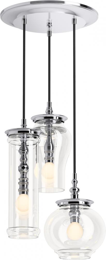 DAMASK® 3 LIGHT PENDANT CLOUD