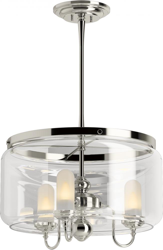 ARTIFACTS® 3 LIGHT CHANDELIER - DRUM