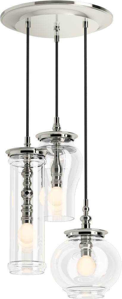 DAMASK® 3 LIGHT PENDANT CLOUD