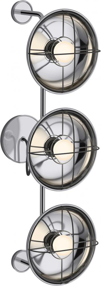 MODERN FARM 3 LIGHT SCONCE
