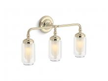 Kohler Lighting 32806-SC03-AFL - Artifacts 23 In. Three-Light Sconce