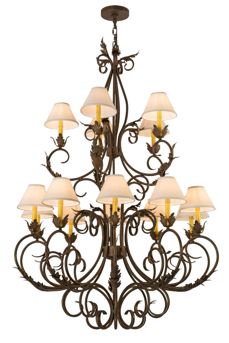 46"W Alexandria 15 LT Chandelier