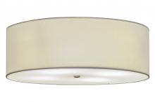 2nd Avenue Designs White 130454 - 30"W Cilindro Textrene Flushmount