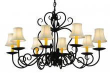 2nd Avenue Designs White 137699 - 36"W Corrina 8 LT Chandelier