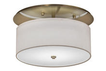 2nd Avenue Designs White 163333 - 18"W Cilindro Presidio Flushmount