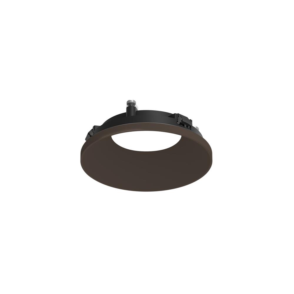 3" Apollo Round Flangeless Downlight Trim, Bronze Finish