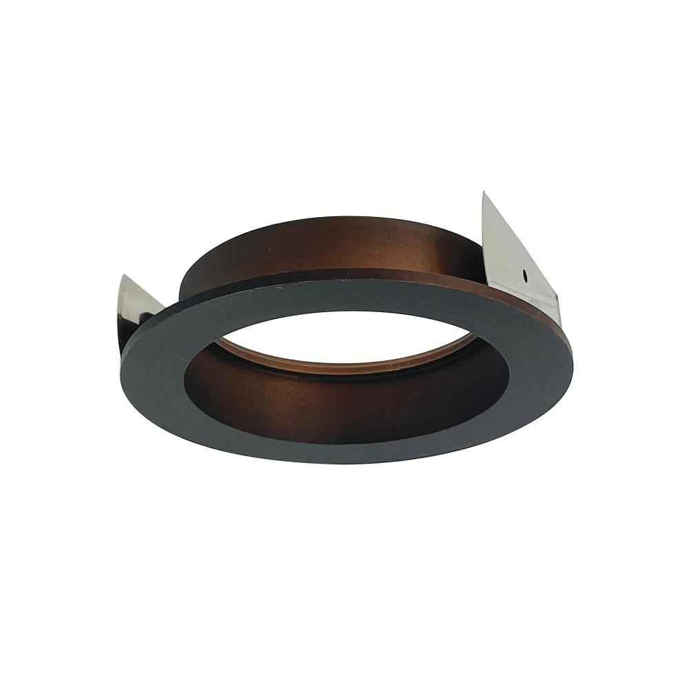 4" Iolite Trimless to Flanged Converter Accessory, Bronze