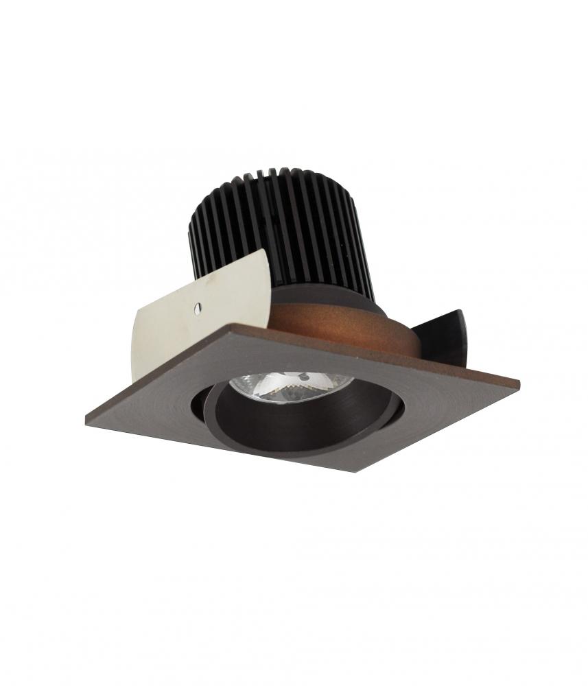 2" Iolite LED Square Adjustable Cone Reflector, 10-Degree Optic, 800lm / 12W, 2700K, Bronze