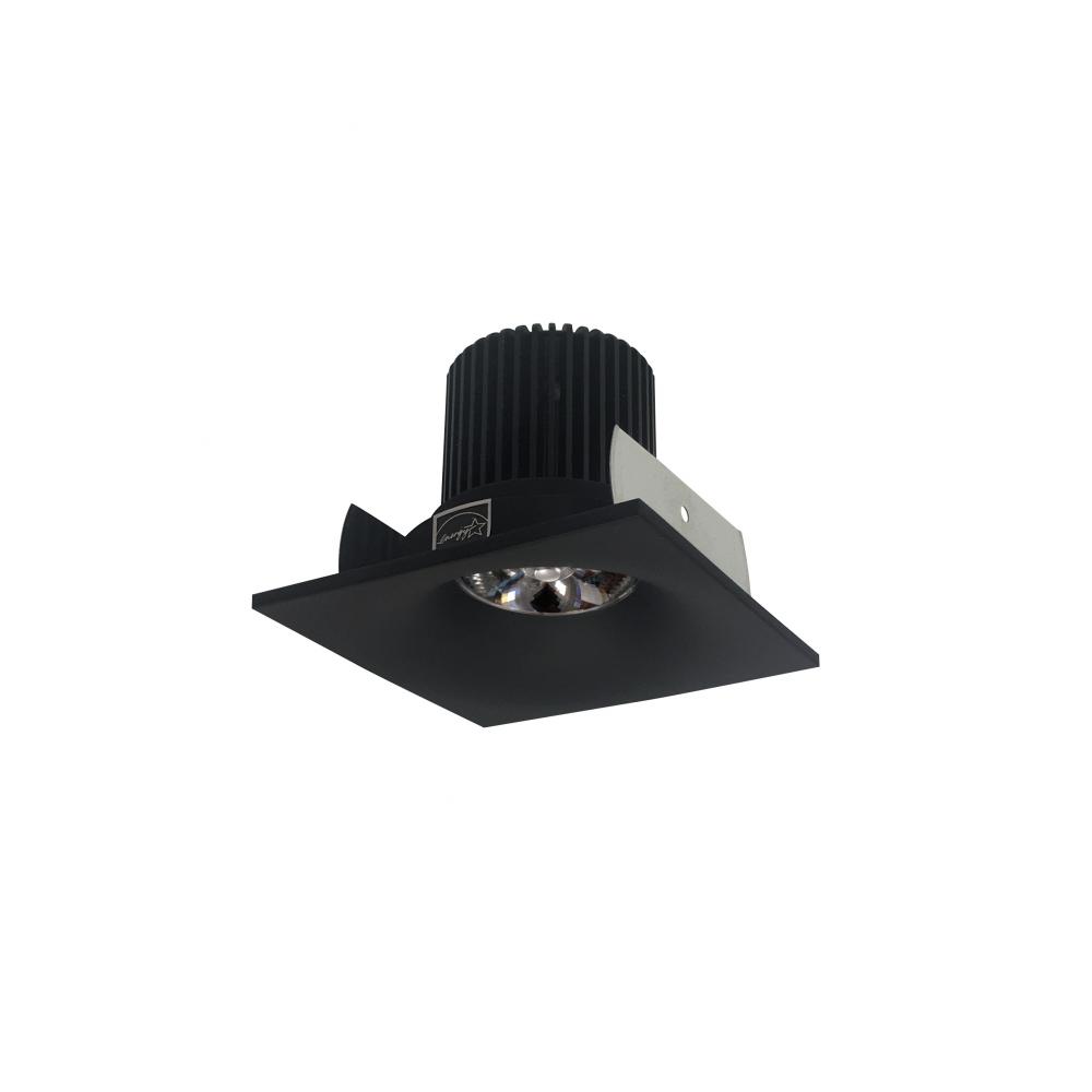 2" Iolite LED Square Bullnose, 10-Degree Optic, 800lm / 12W, 3000K, Black Finish