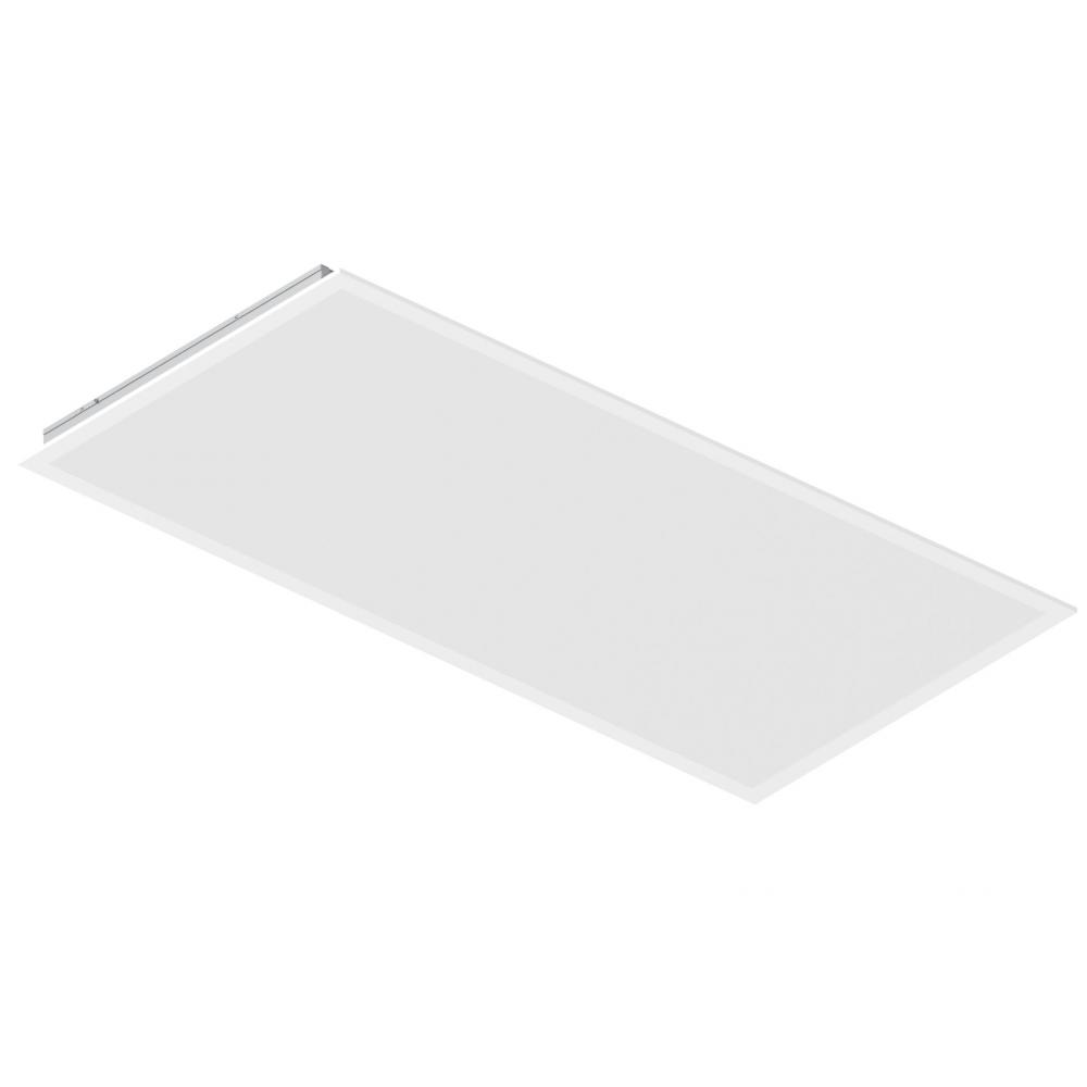 2'x4' LED Backlit Panel, 5000K, 5700lm / 45W, White Finish, Emergency with Remote Test