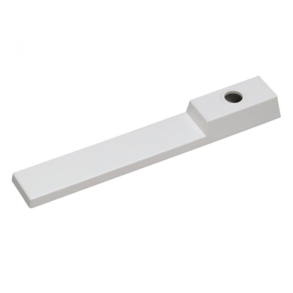 Wire Way Cover for Track Systems, White Finish