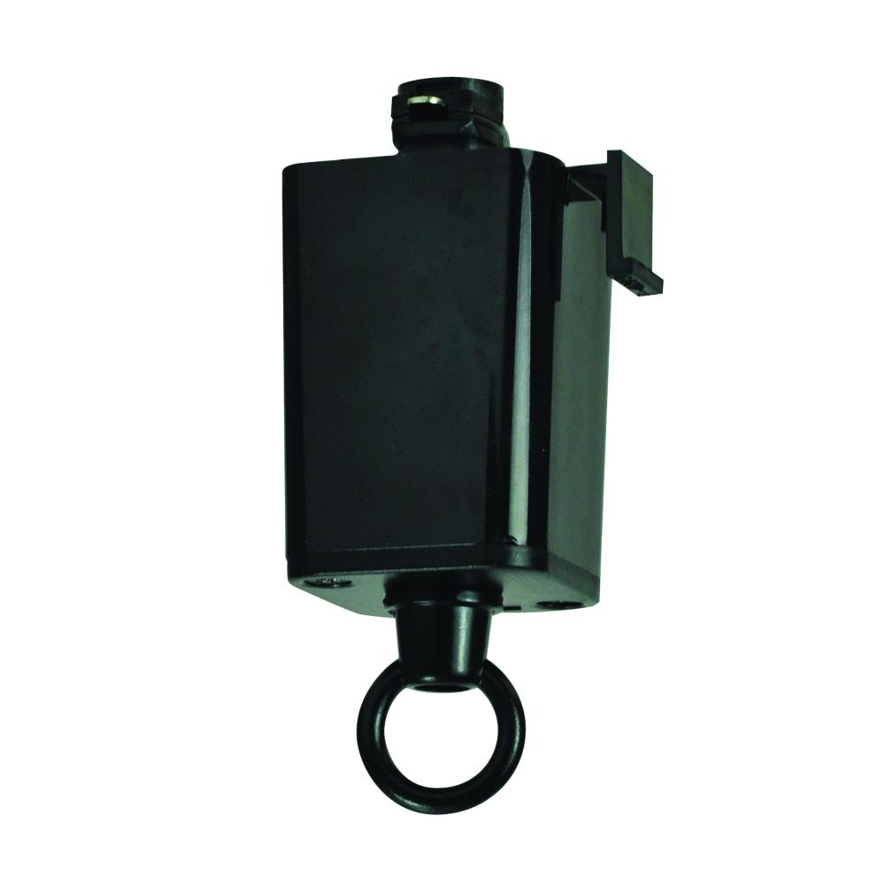 Pendant Adapter for H-Style Track Systems, Black Finish