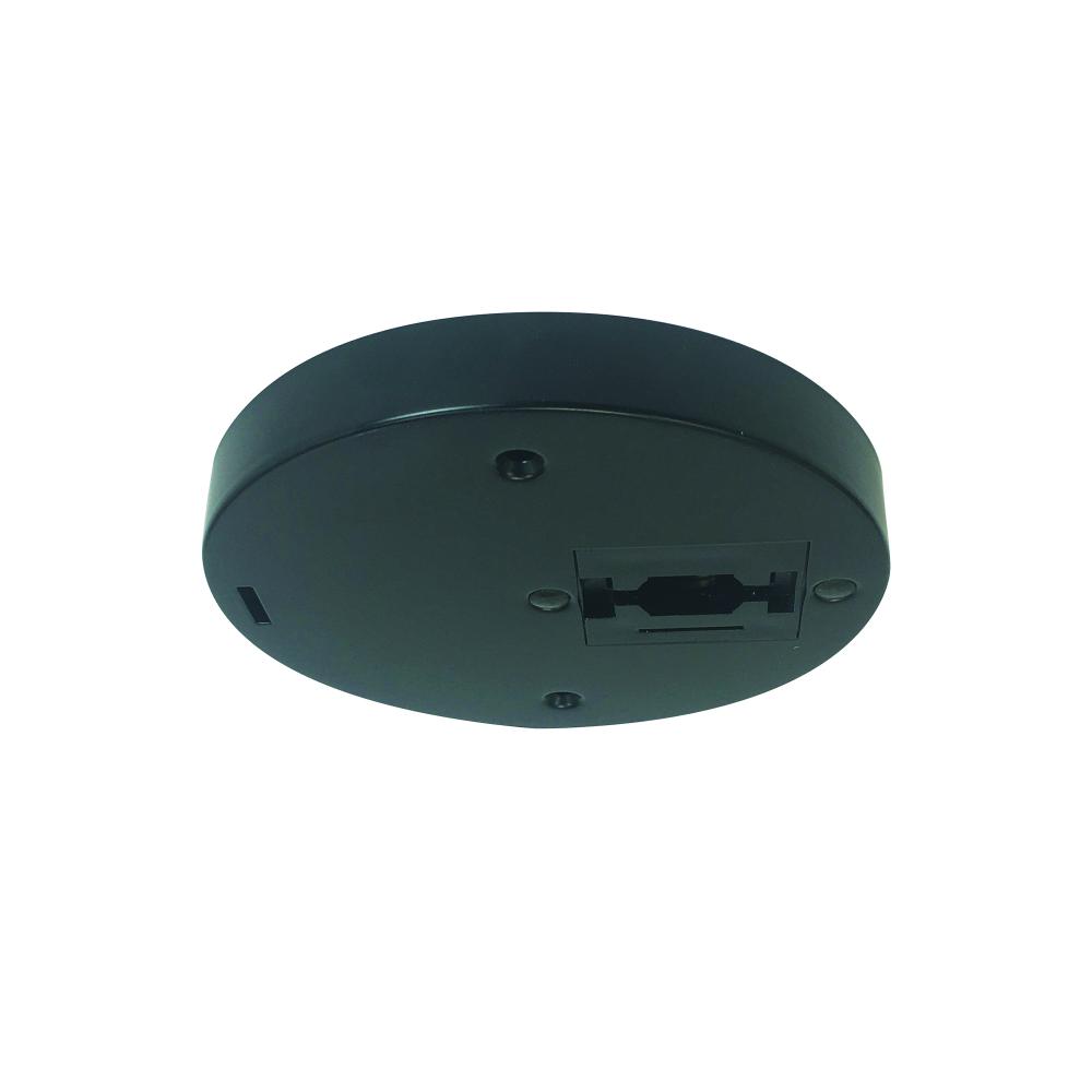 Round Monopoint Canopy for Aiden Track Head (NTE-850), Black Finish