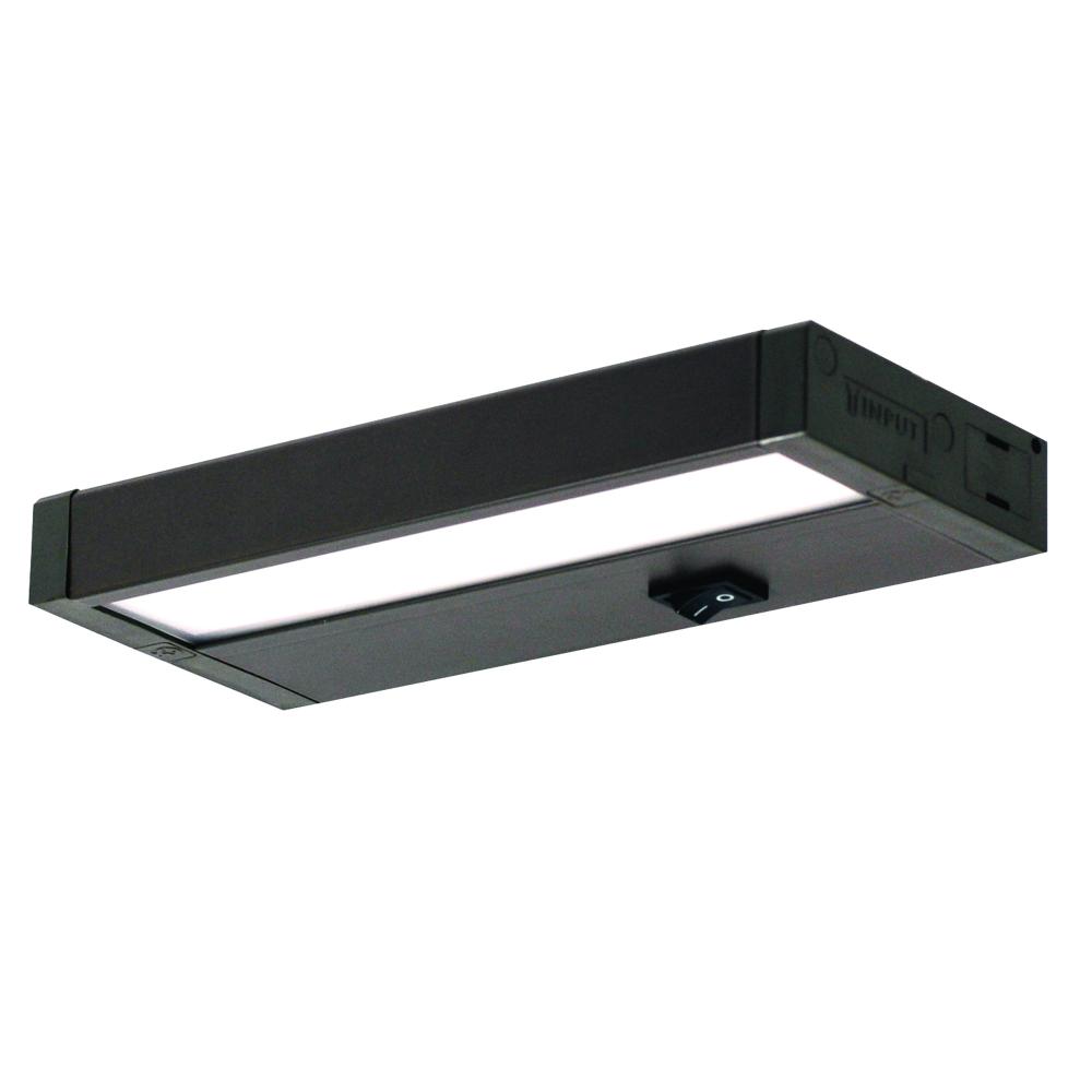 8" LEDUR Under Cabinet with Dedicated CCT (3000K), 360lm/ft, 4.5W, Bronze Finish