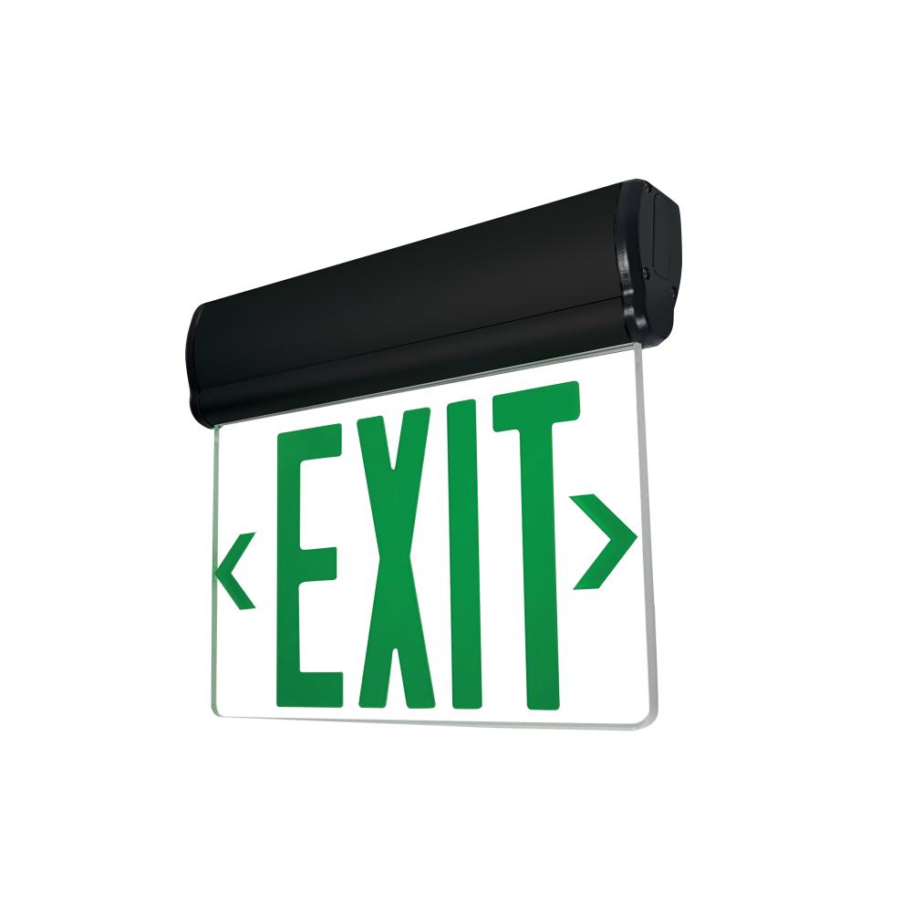 EXIT ADJ AC 1F GRN/CLR BLACK