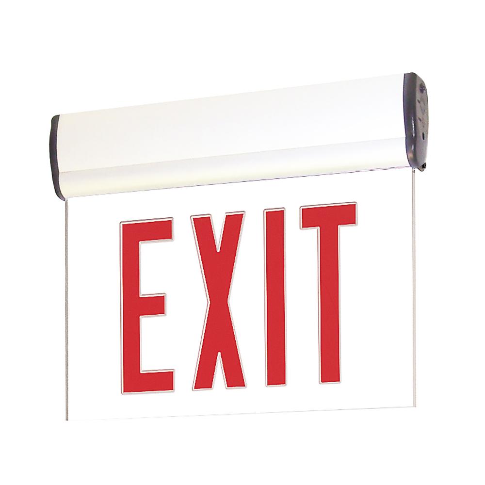 EXIT ADJ 2C 1F RED/CLR WHITE