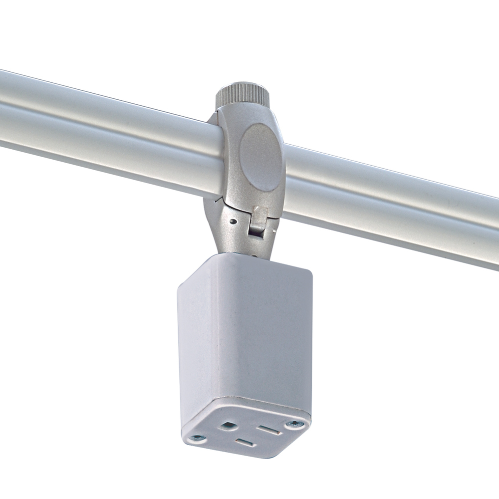 3-PRONG PLUG ADAPTER SILVER