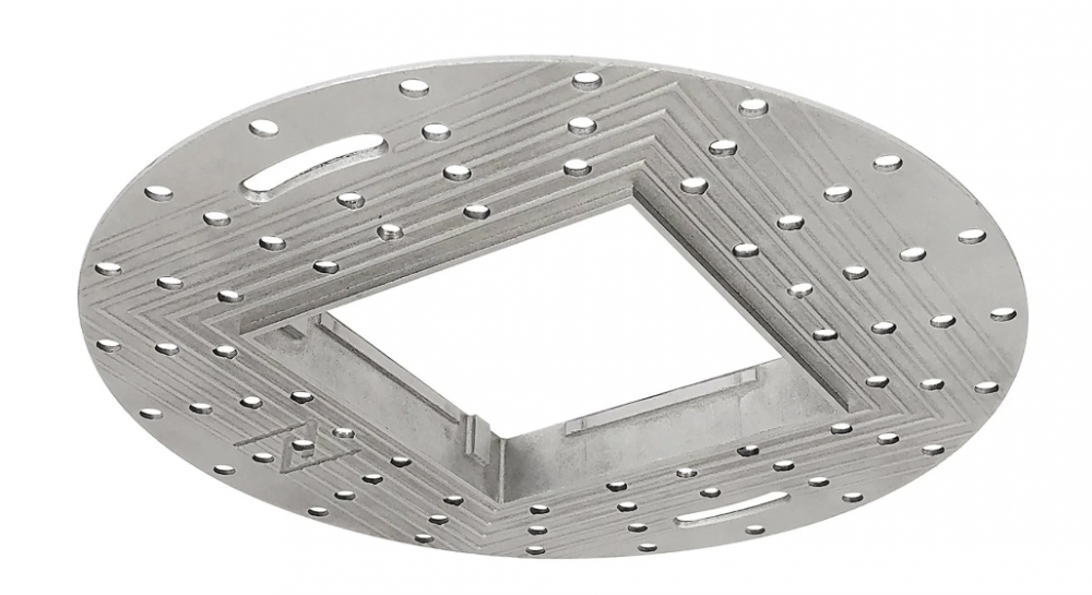 4" Square Trimless Mud Ring for 4" Iolite PLUS Square Trimless