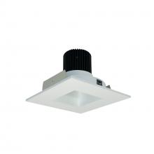 Nora NIO-4SNDSQ40XMPW/10 - 4" Iolite LED Square Reflector with Square Aperture, 1000lm / 14W, 4000K, Matte Powder White