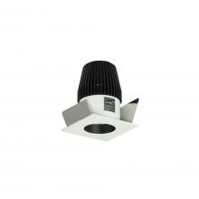 Nora NIOB-1SNG27XBW - 1" Iolite LED BWF Square Reflector with Round Aperture, 600lm, 2700K, Black Reflector with Round