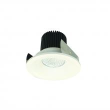 Nora NIOB-2RNB30XWW/10 - 2" Iolite LED Round Bullnose, 1000lm / 14W, 3000K, White Finish