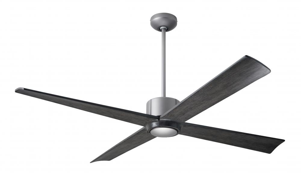 Nouveau DC Fan; Graphite Finish w/ Matte Black; 56" Ebony Blades; No Light