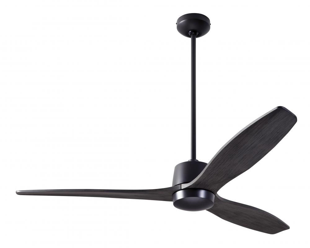 Arbor DC Fan; Dark Bronze Finish; 54&#34; Ebony Blades; No Light; Wall/Remote Combo Control