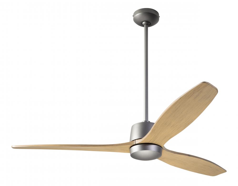 Arbor DC Fan; Graphite Finish; 54" Maple Blades; No Light; Wall/Remote Combo Control