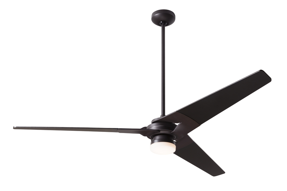 Torsion Fan; Dark Bronze Finish; 62" Whitewash Blades; 17W LED; Fan Speed and Light Control