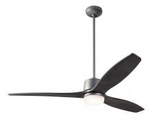 Modern Fan Co. ARB-GT-54-EB-870-CC - Arbor DC Fan; Graphite Finish; 54" Ebony Blades; 17W LED; Wall/Remote Combo Control