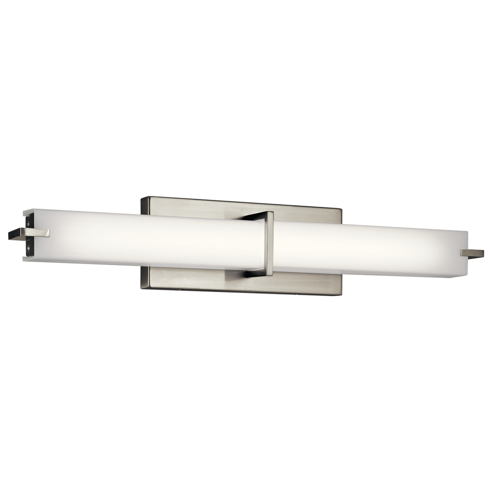 26" Linear LED Vanity Light Brushed Nickel