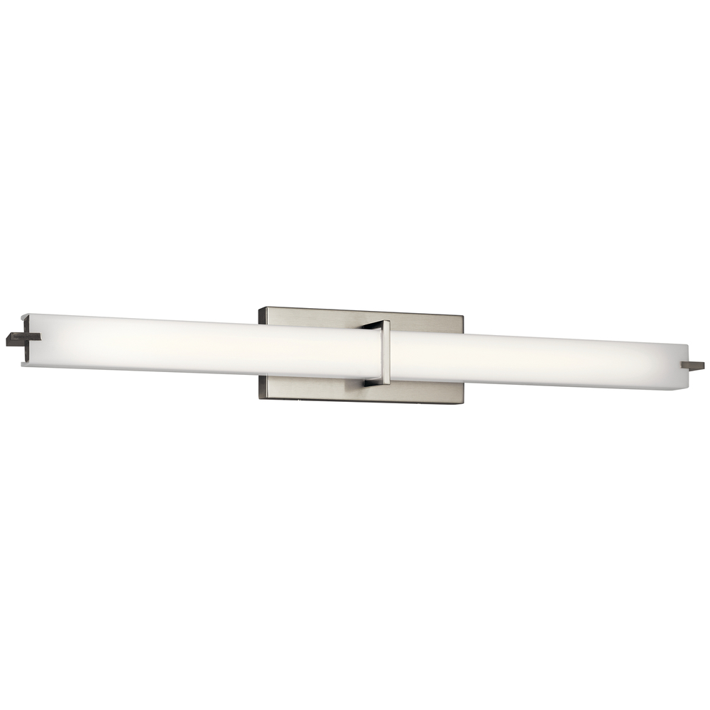 36" Linear LED Vanity Light Brushed Nickel